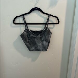 Strap crop top
